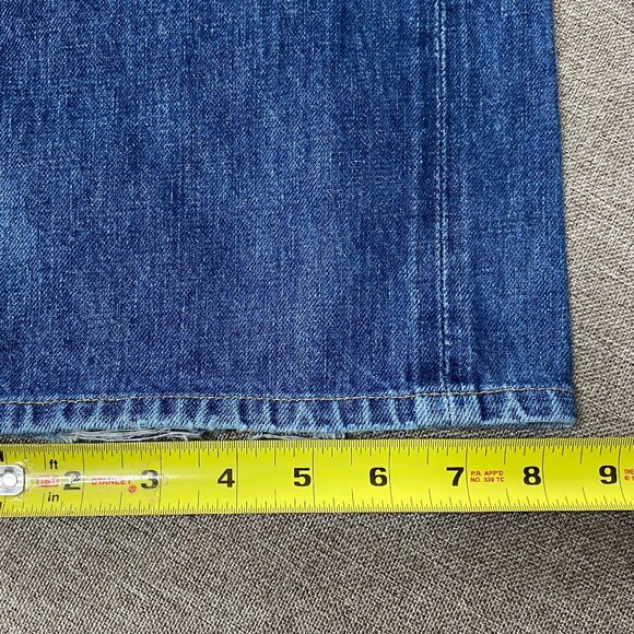 Vintage Levi's 702 XX Selvedge Denim Jeans Men's W32 Big E Buckleback Japan - Picture 13 of 16